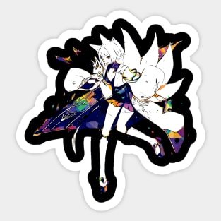 Azur Lane Kaga Pop Art Sticker